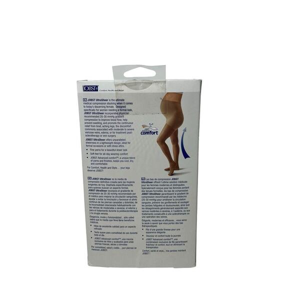 $157 JOBST Ultra Sheer Maternity Compression Stocking Natural, Large CT 20-30 - Picture 2 of 4